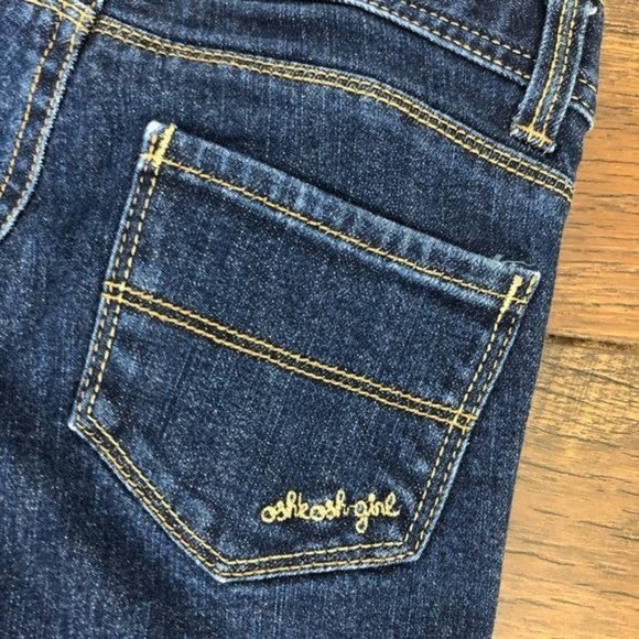 Oshkosh B'gosh Straight Leg Girls Jeans -‎ Size 7 - Picture 4 of 6